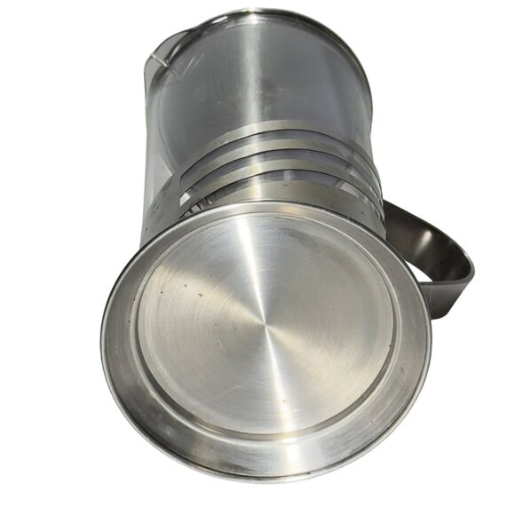 Brandani Italian Style Stainless Steel & Glass French Press Coffee Maker - Picture 9 of 11